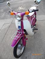 C70..สีชมพูเข้ม..ระบบไฟ CDI+มีทะเบียนโอนได้ ราคา 19,000 บาท