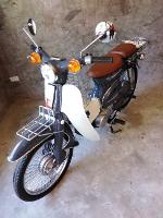 Honda C70 สีเทา เครื่องดรีม+เบาะน้ำตาล+มีท.บ.โอนได้ ราคา..22500